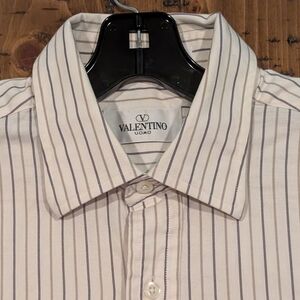 VTG- Valentino sz.16 (M/L) Striped L/S shirt